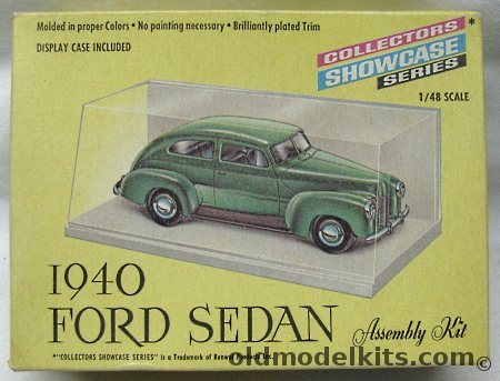 Renwal 1/48 1940 Ford Sedan - O Scale, 147-89 plastic model kit